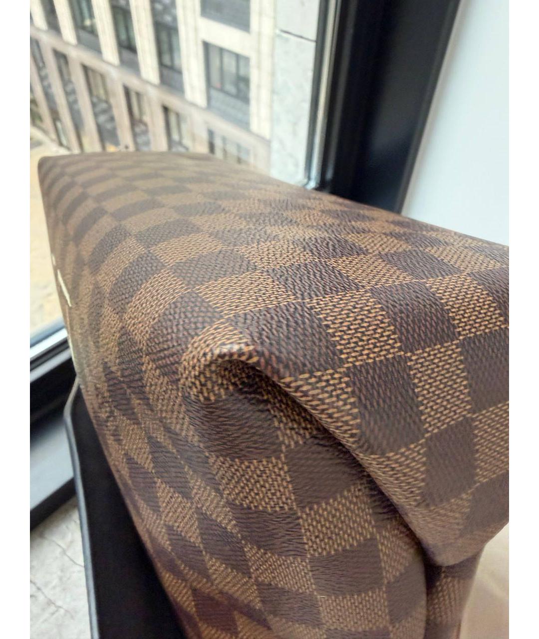 LOUIS VUITTON Коричневая сумка с короткими ручками, фото 6