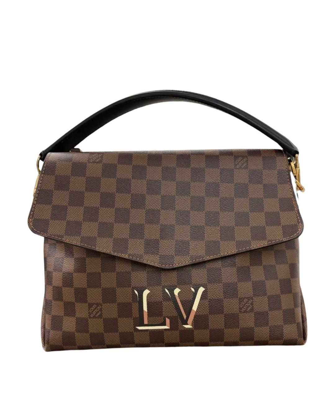 LOUIS VUITTON Коричневая сумка с короткими ручками, фото 1
