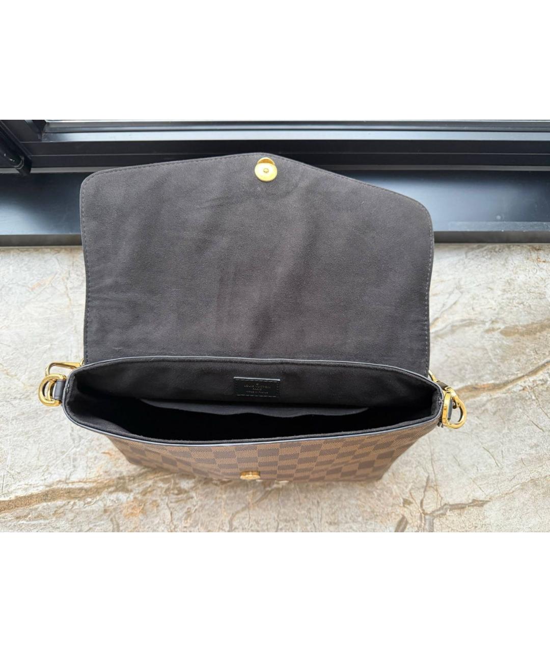 LOUIS VUITTON Коричневая сумка с короткими ручками, фото 4