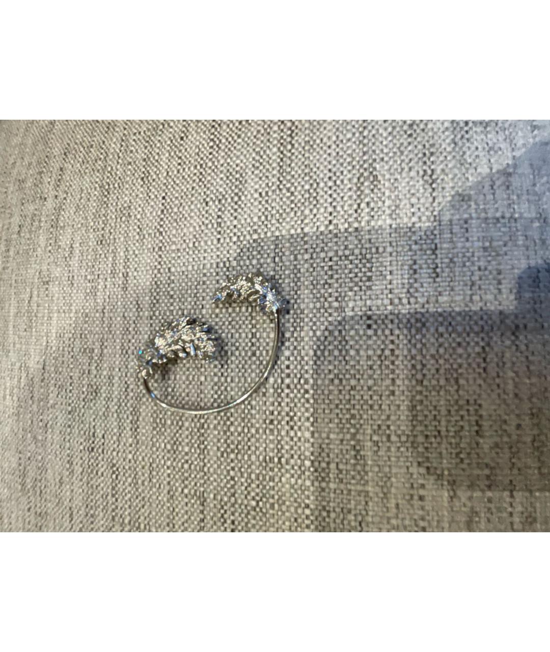 CHANEL Серебряные металлические серьги, фото 2