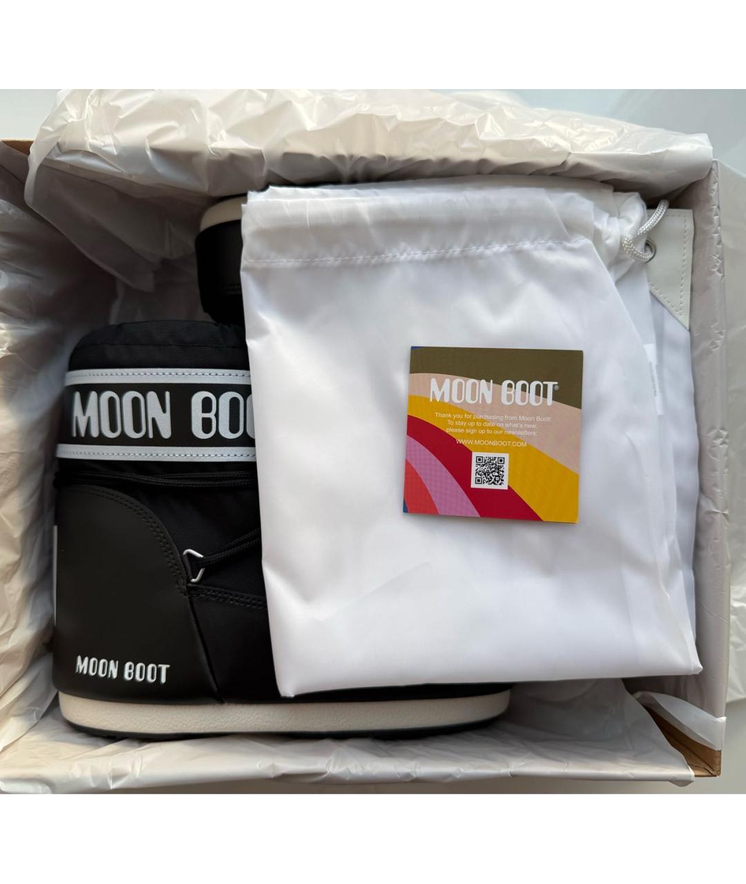 MOON BOOT Черные текстильные ботинки, фото 8