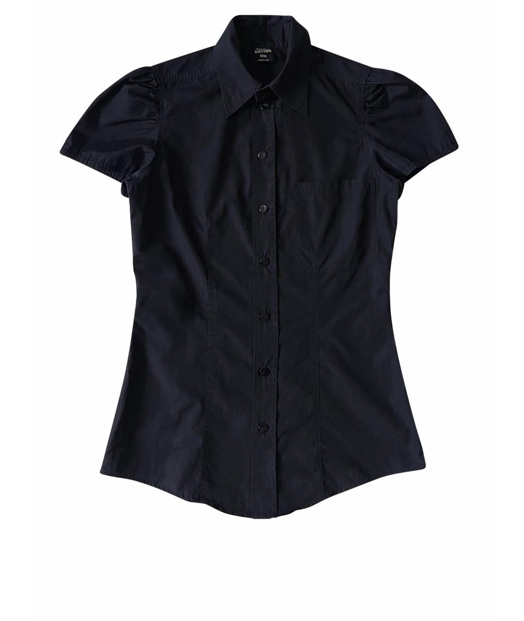 JEAN PAUL GAULTIER Черная хлопковая рубашка, фото 1