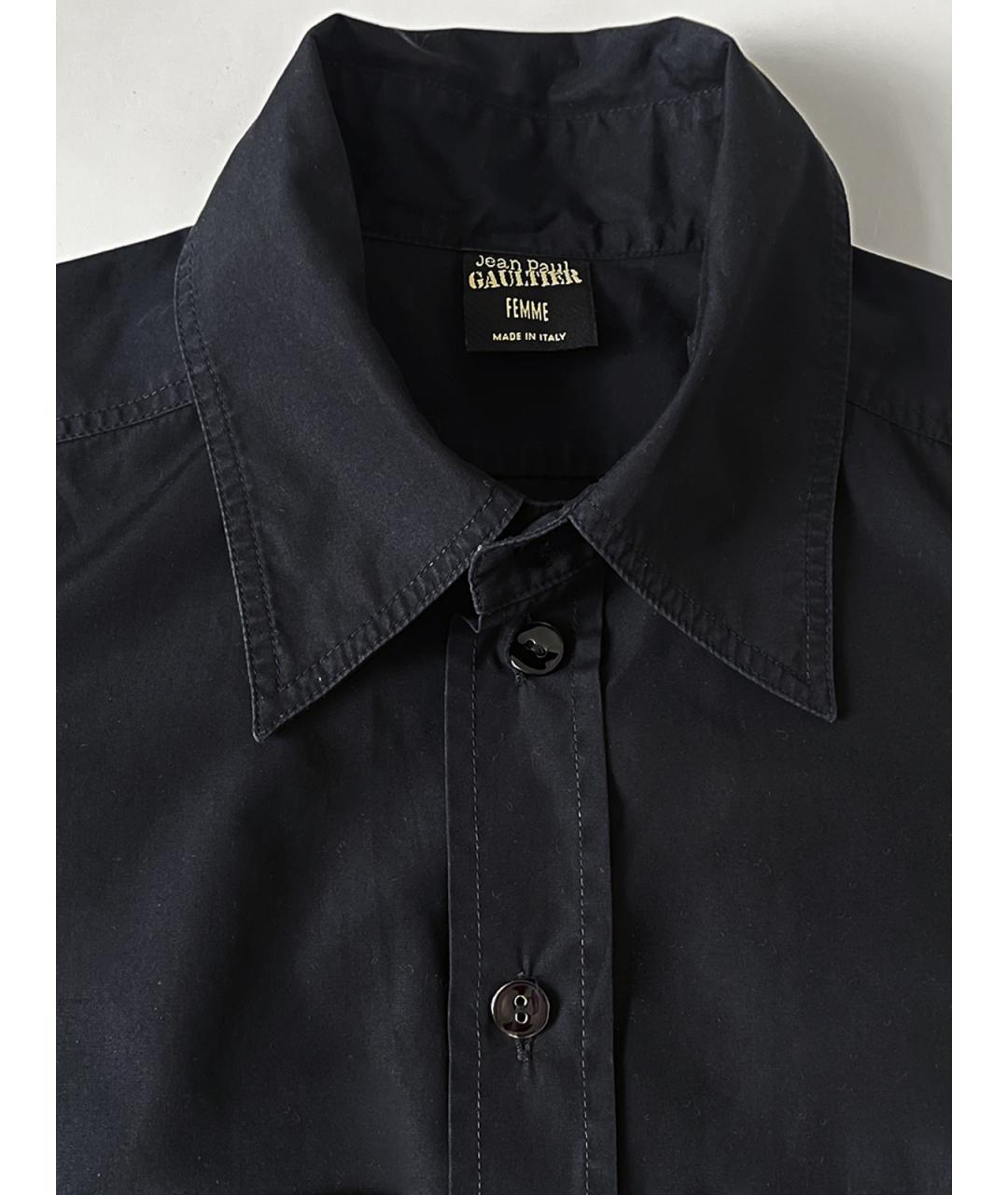 JEAN PAUL GAULTIER Черная хлопковая рубашка, фото 3