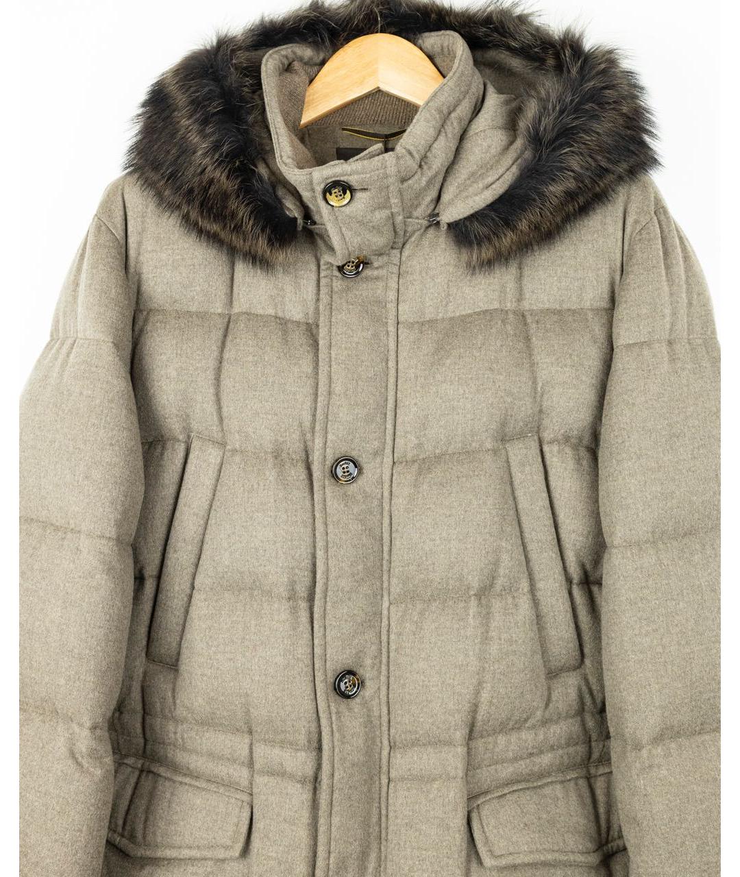 MOORER Бежевая кашемировая куртка, фото 3