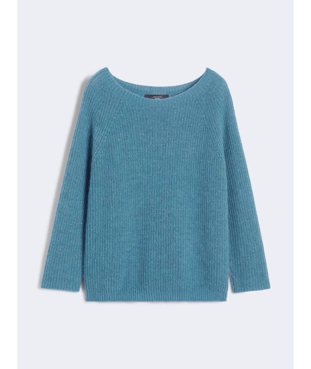 WEEKEND MAX MARA Бирюзовый джемпер / свитер, фото 6