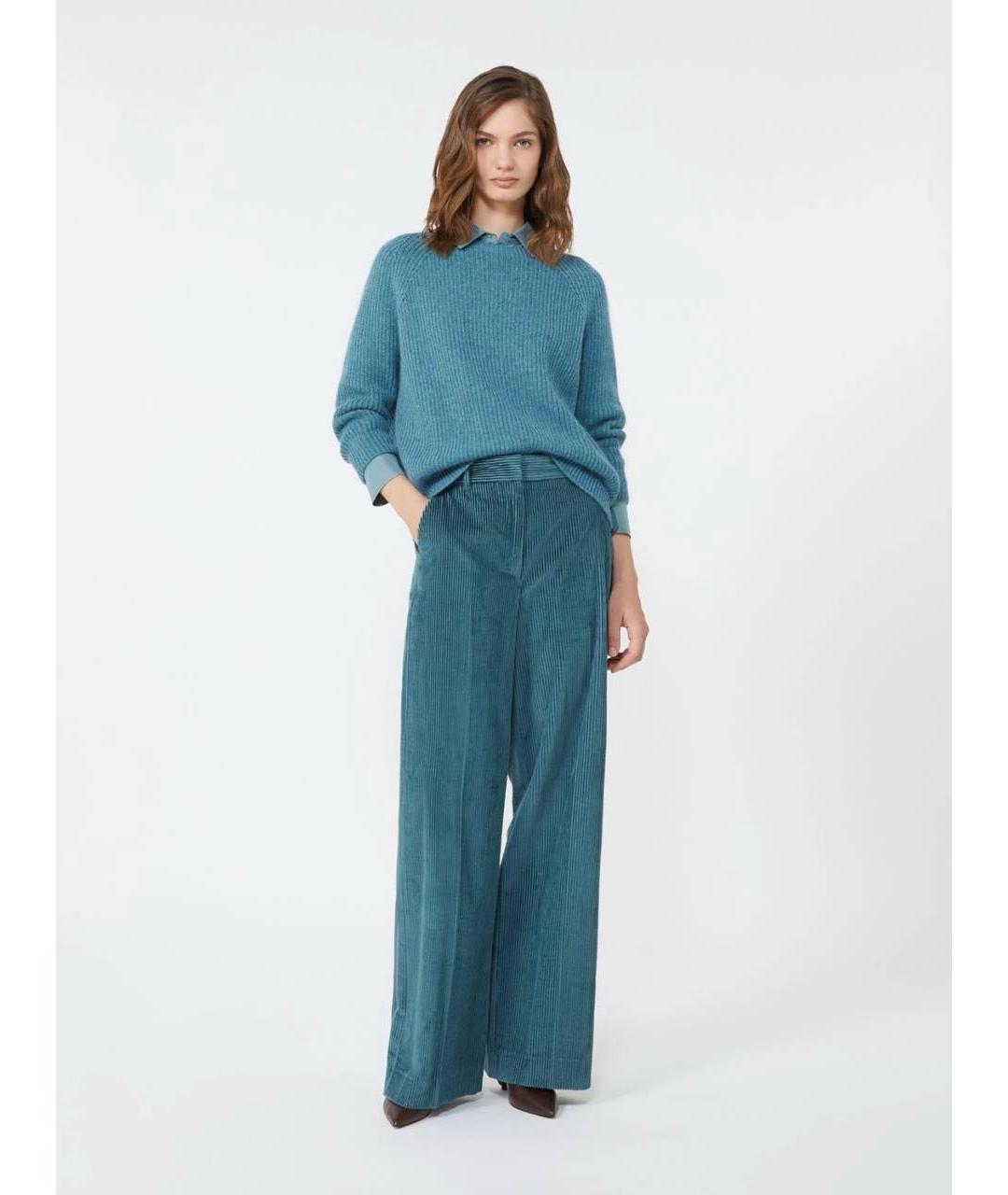WEEKEND MAX MARA Бирюзовый джемпер / свитер, фото 5