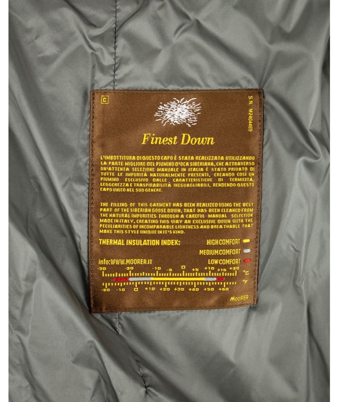 MOORER Серая куртка, фото 4