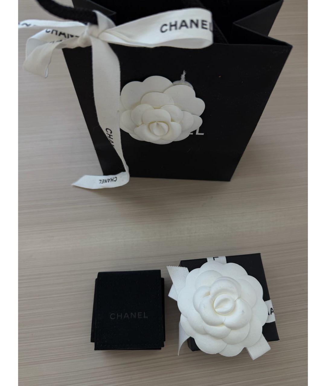 CHANEL Золотые металлические серьги, фото 3