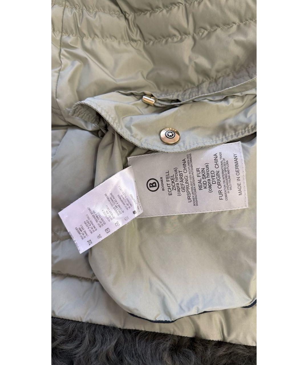 BOGNER Зеленая полиэстеровая куртка, фото 3