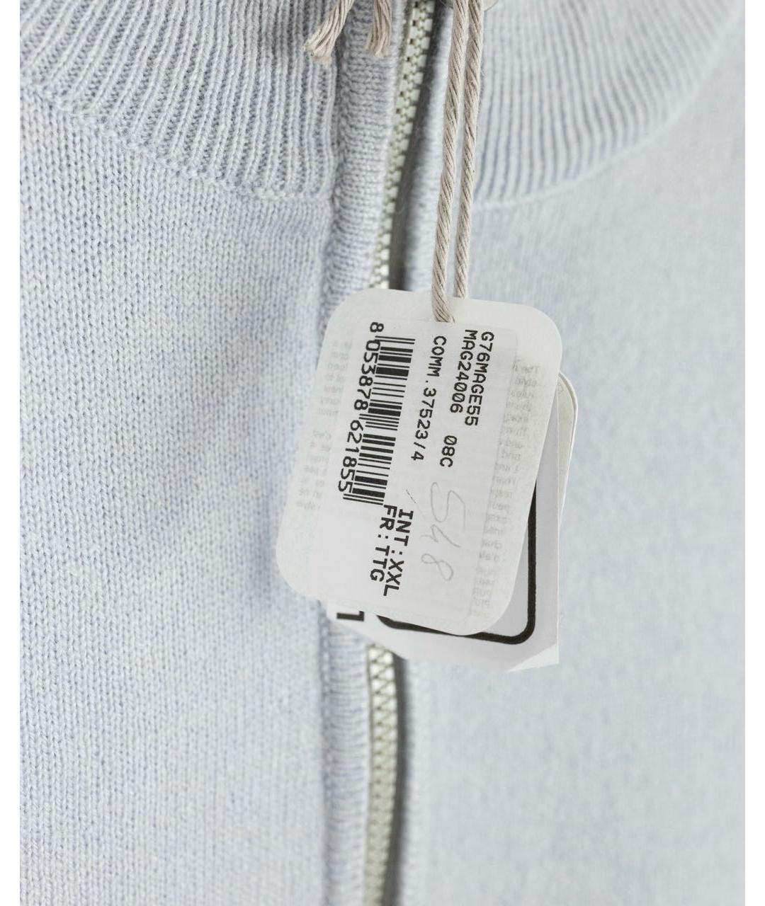 ELEVENTY Голубой кашемировый джемпер / свитер, фото 4