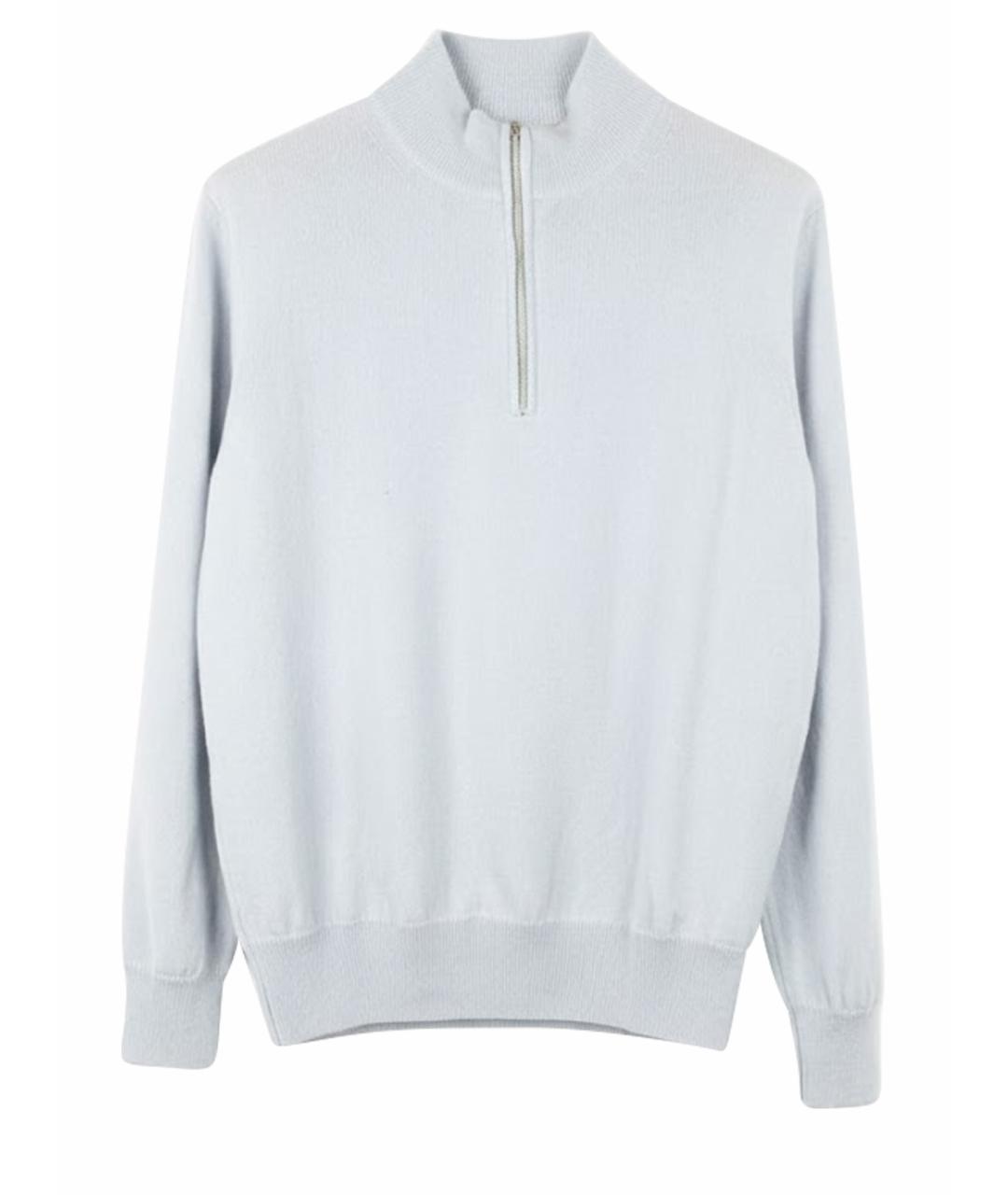 ELEVENTY Голубой кашемировый джемпер / свитер, фото 1