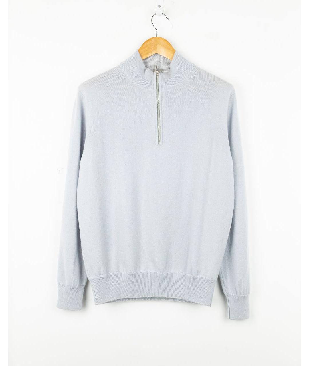 ELEVENTY Голубой кашемировый джемпер / свитер, фото 5