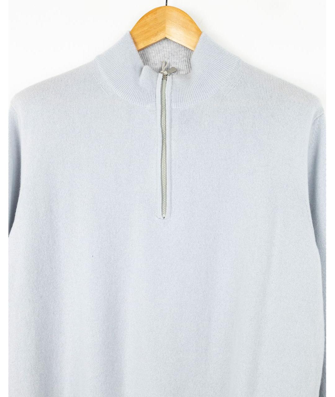 ELEVENTY Голубой кашемировый джемпер / свитер, фото 3