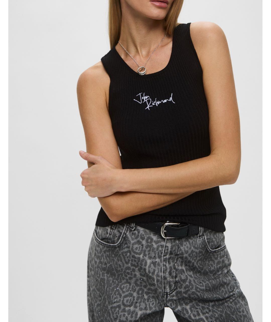 JOHN RICHMOND Черный джемпер / свитер, фото 8
