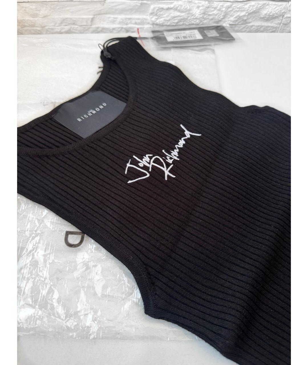 JOHN RICHMOND Черный джемпер / свитер, фото 3