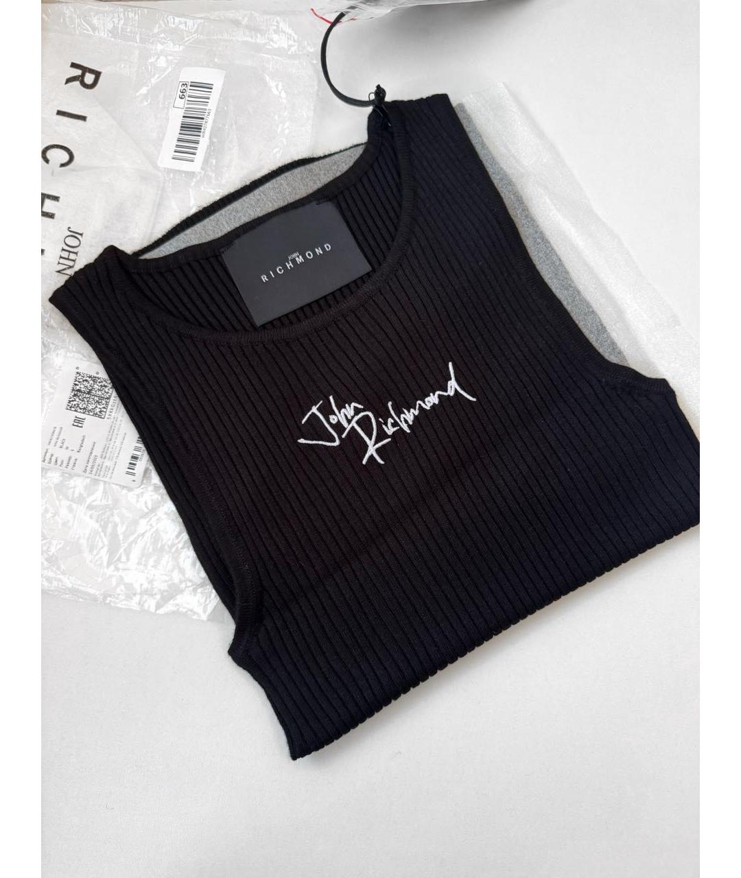 JOHN RICHMOND Черный джемпер / свитер, фото 4