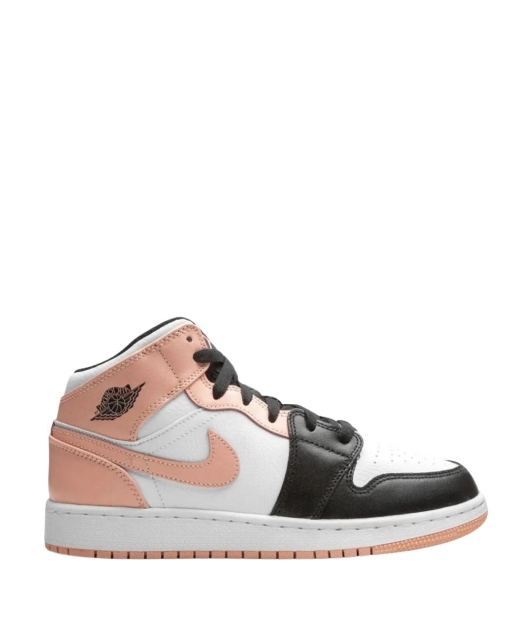 JORDAN Розовые кожаные кроссовки, фото 1