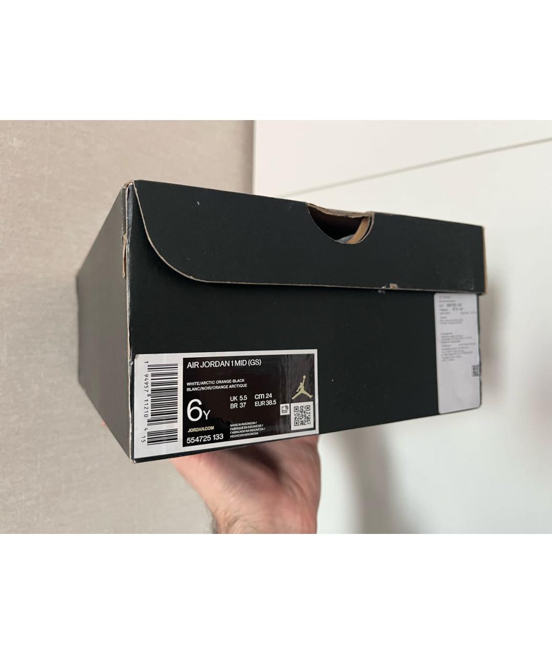 JORDAN Розовые кожаные кроссовки, фото 7