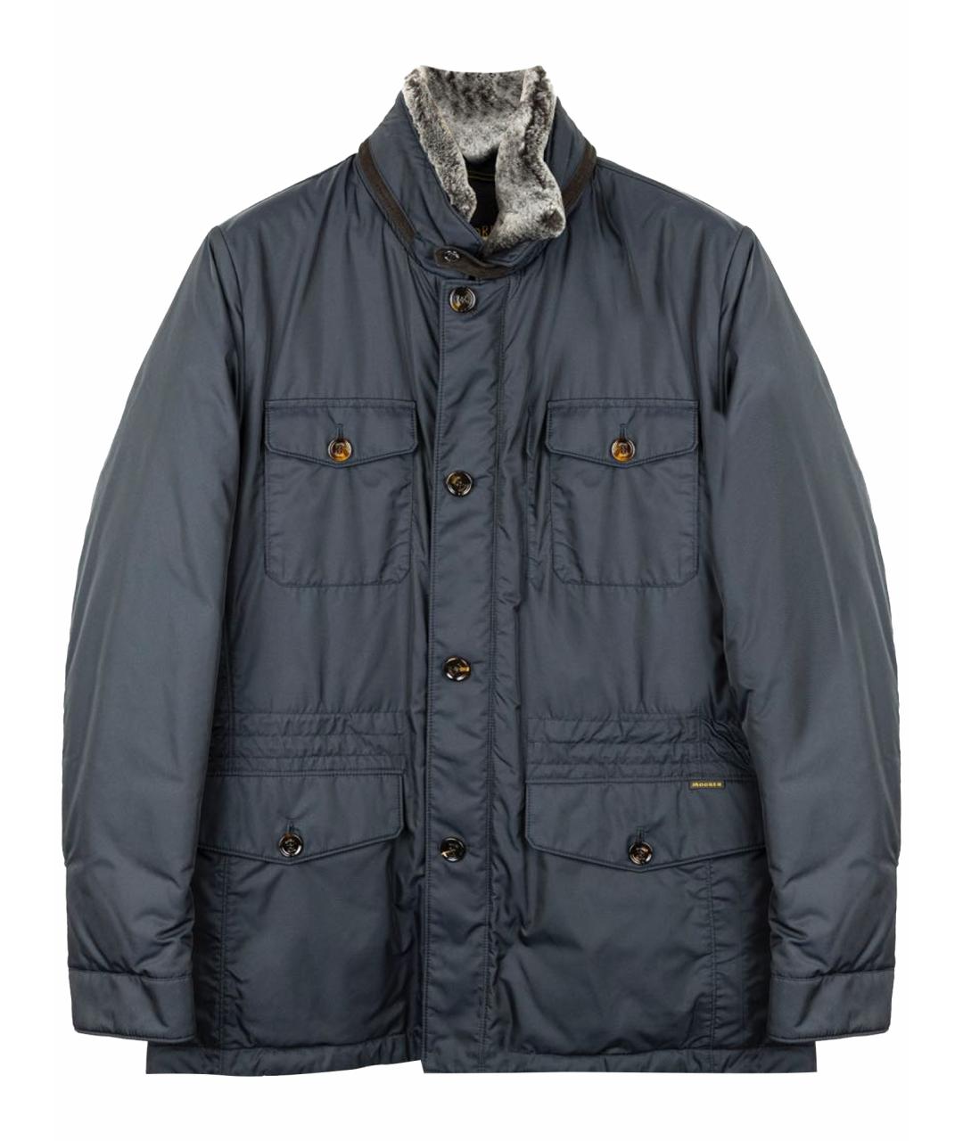 MOORER Темно-синяя куртка, фото 1