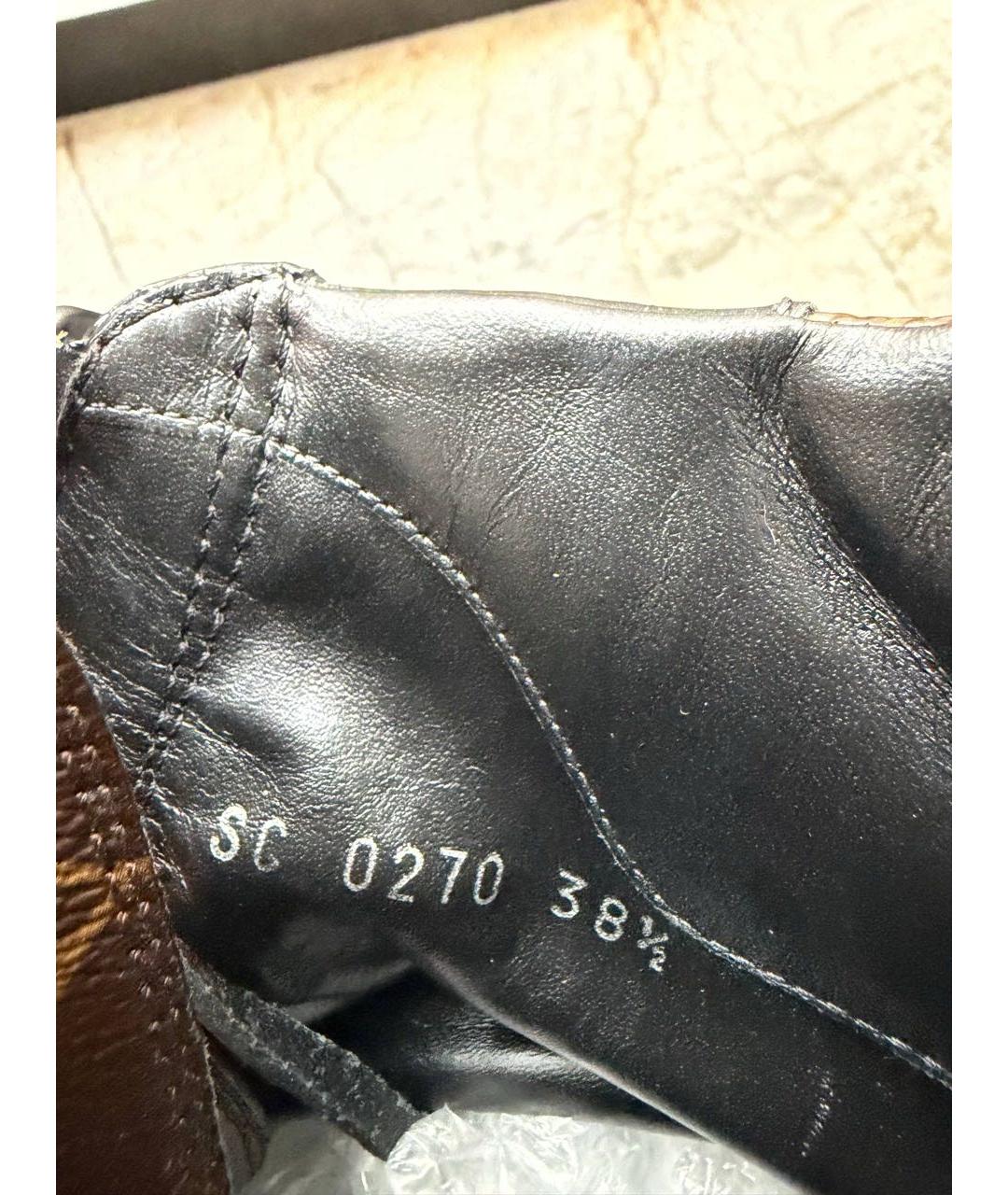 LOUIS VUITTON Черные замшевые ботинки, фото 5