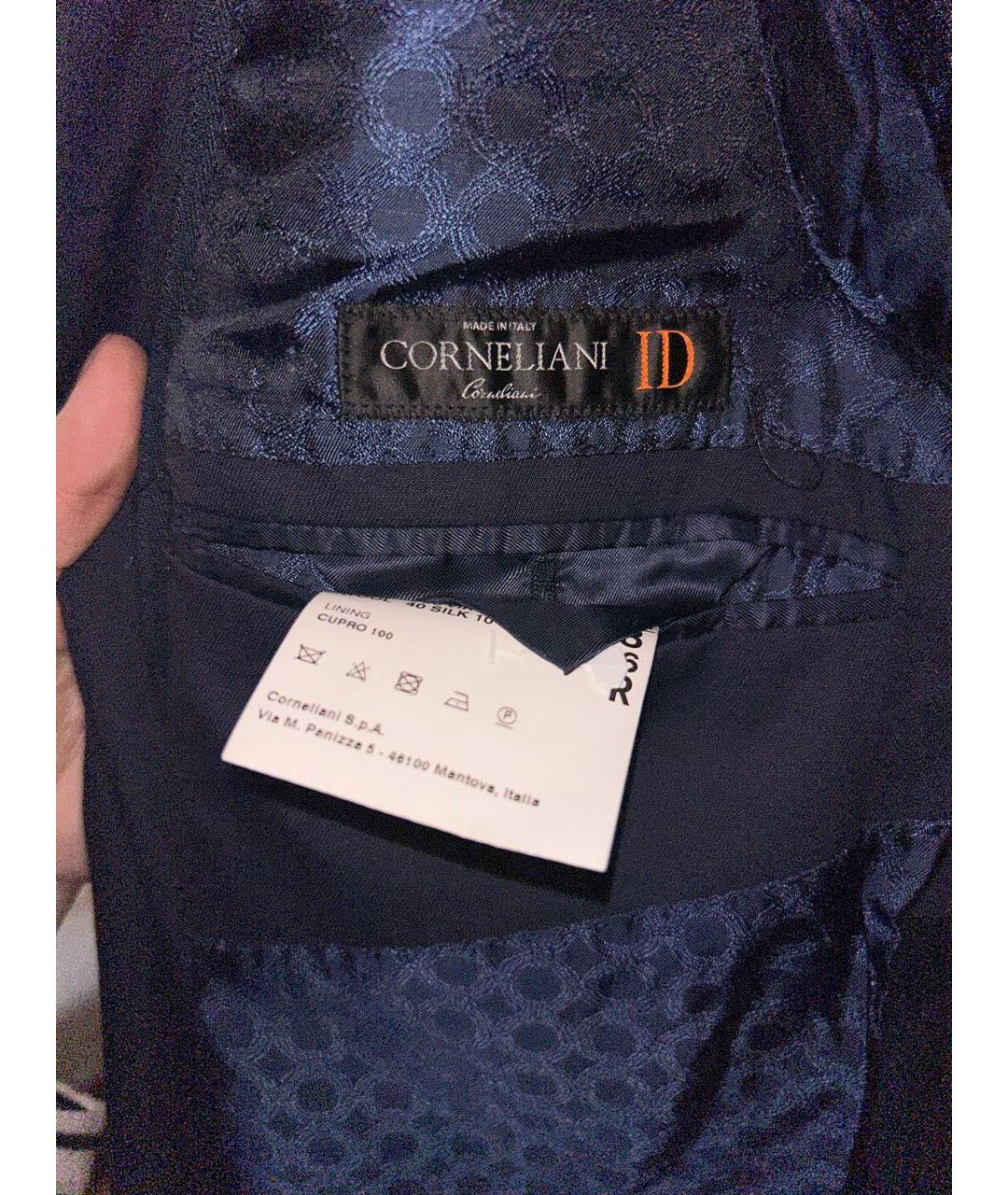 CORNELIANI Темно-синий шерстяной пиджак, фото 3