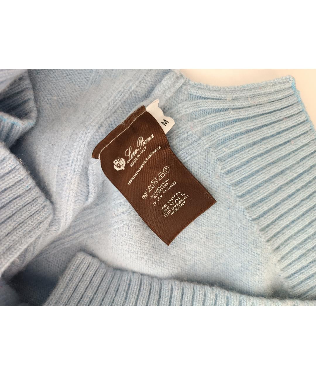 LORO PIANA Горчичный кашемировый джемпер / свитер, фото 3