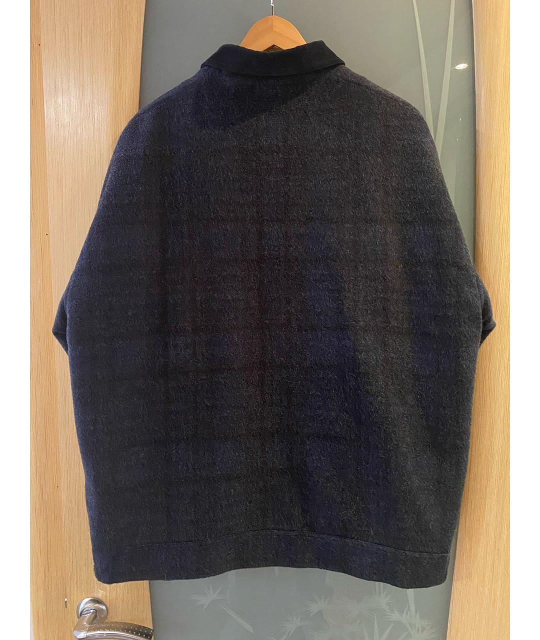 BURBERRY Антрацитовая шерстяная куртка, фото 2