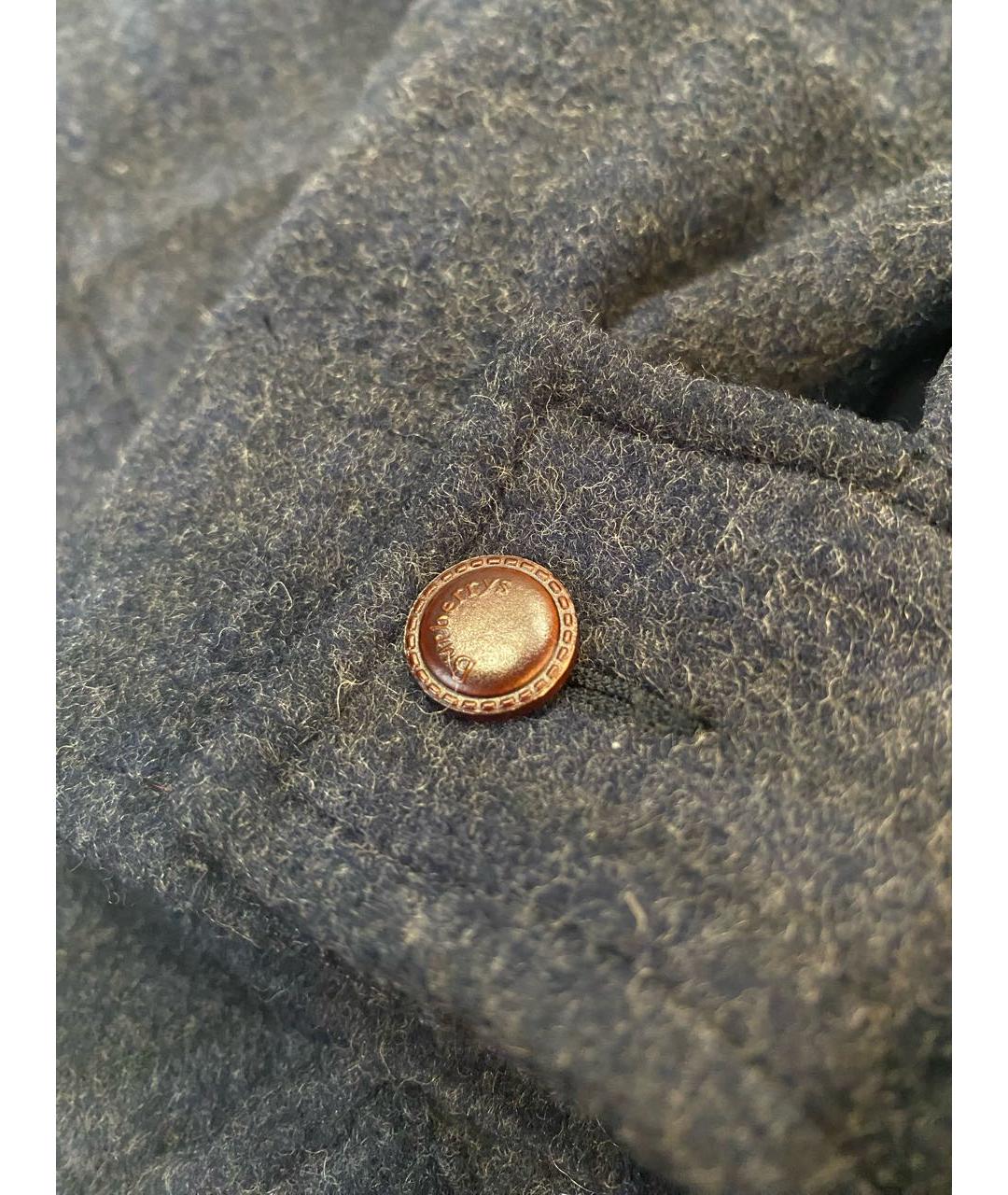 BURBERRY Антрацитовая шерстяная куртка, фото 8