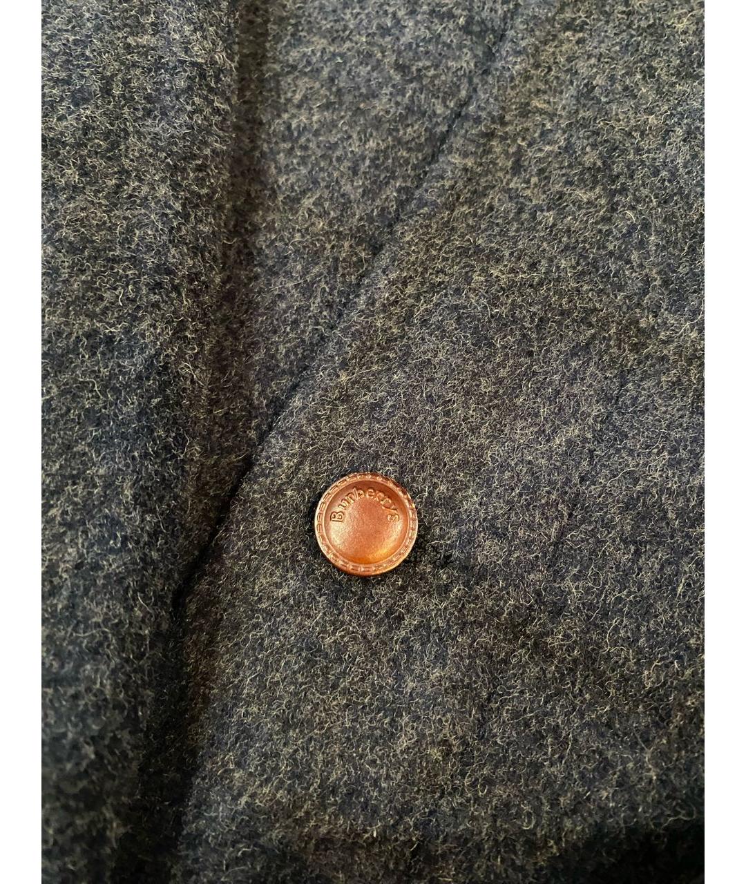 BURBERRY Антрацитовая шерстяная куртка, фото 6
