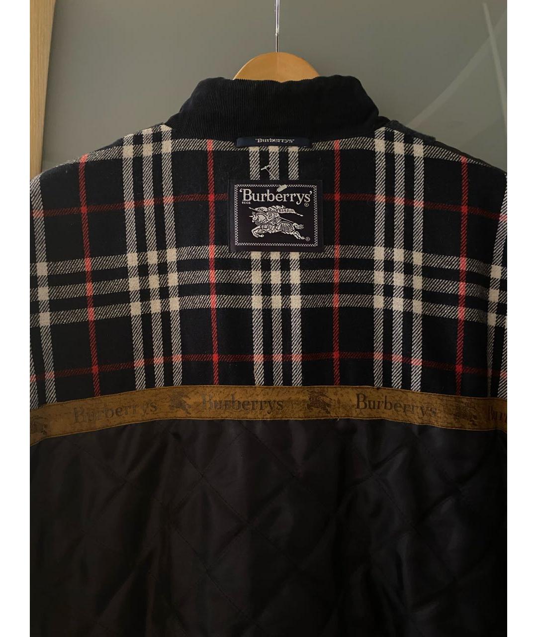 BURBERRY Антрацитовая шерстяная куртка, фото 3