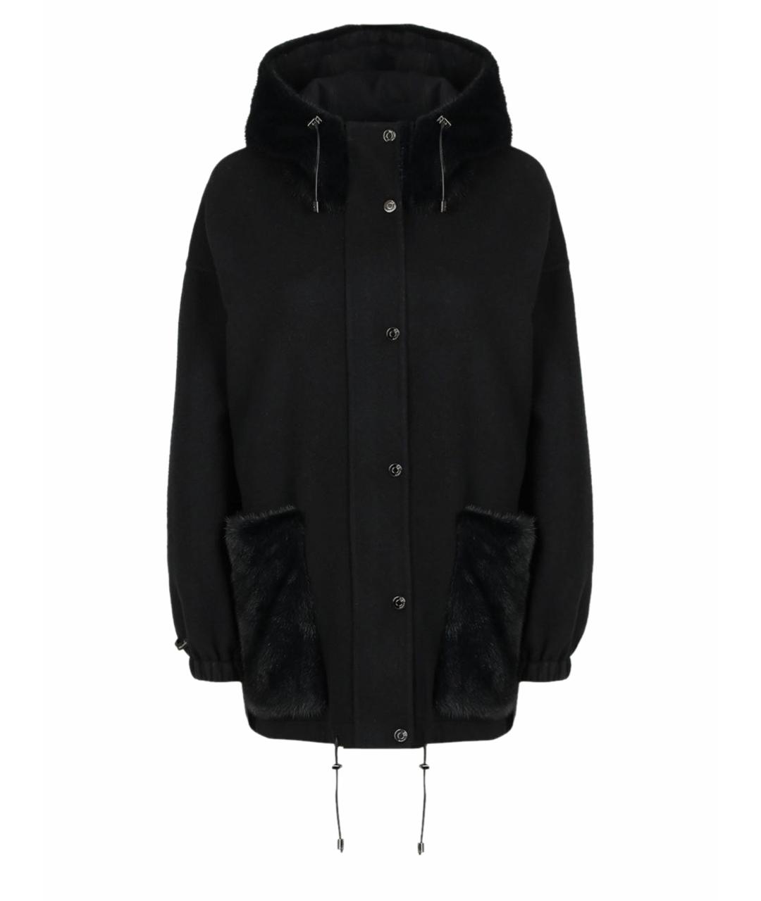 MANZONI 24 Черное пальто, фото 1