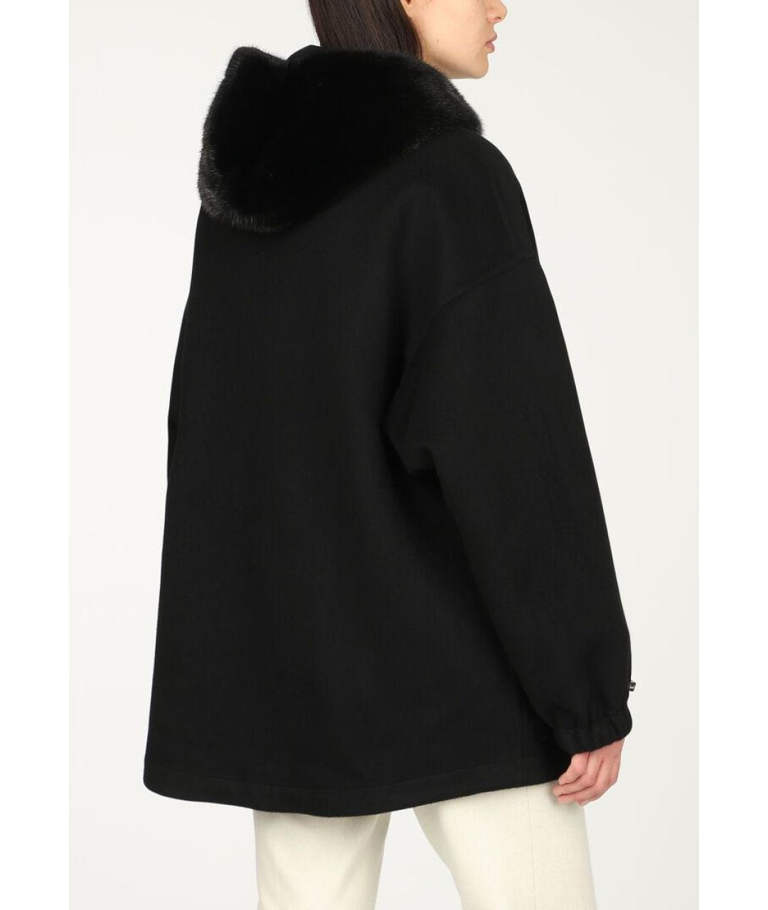 MANZONI 24 Черное пальто, фото 4