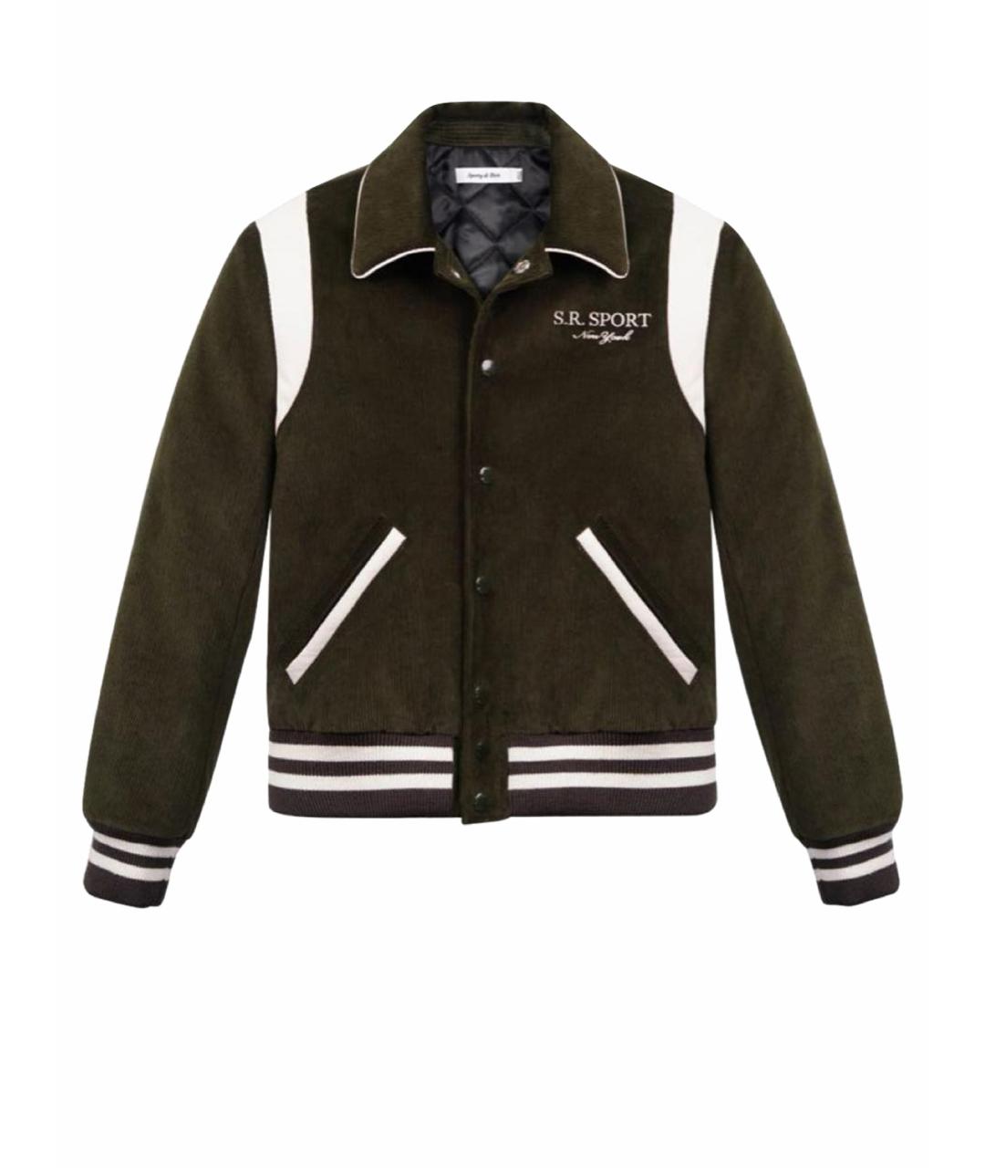 SPORTY AND RICH Хаки куртка, фото 1