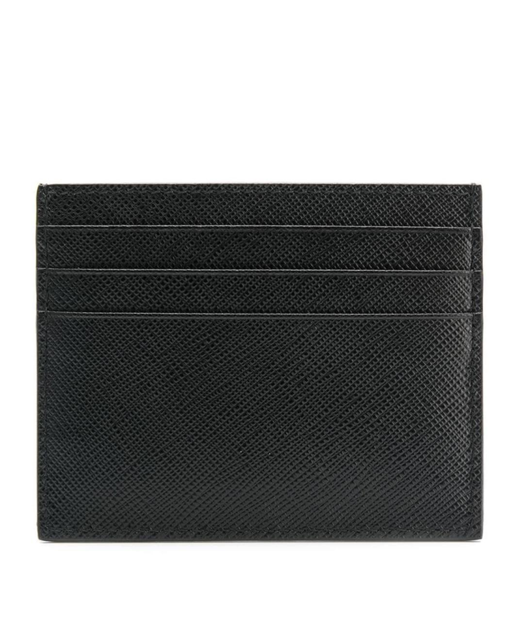 PRADA Черный кожаный кардхолдер, фото 2