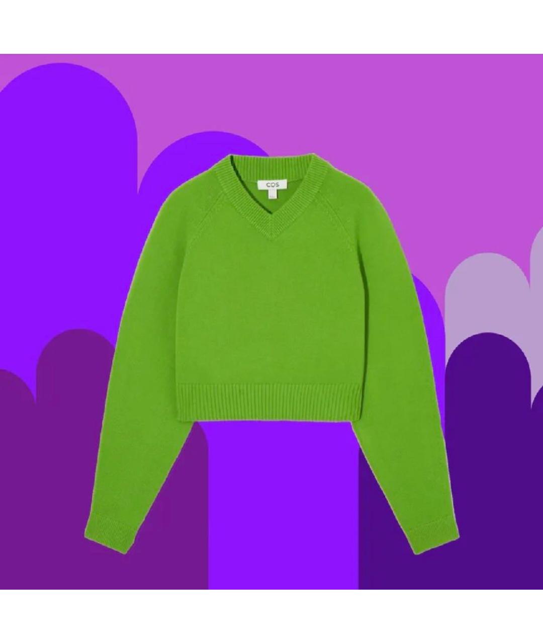 COS Зеленый шерстяной джемпер / свитер, фото 5