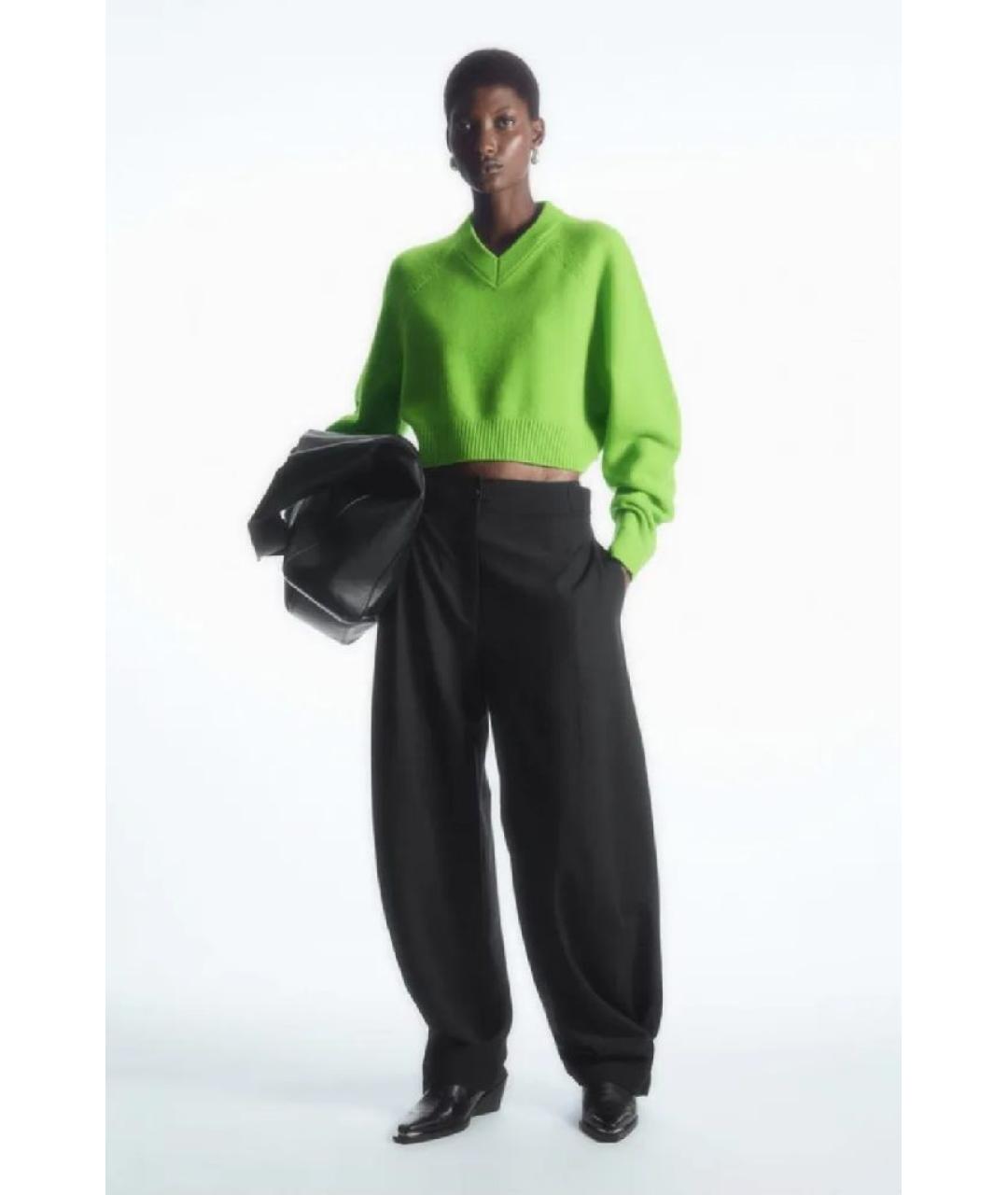 COS Зеленый шерстяной джемпер / свитер, фото 4