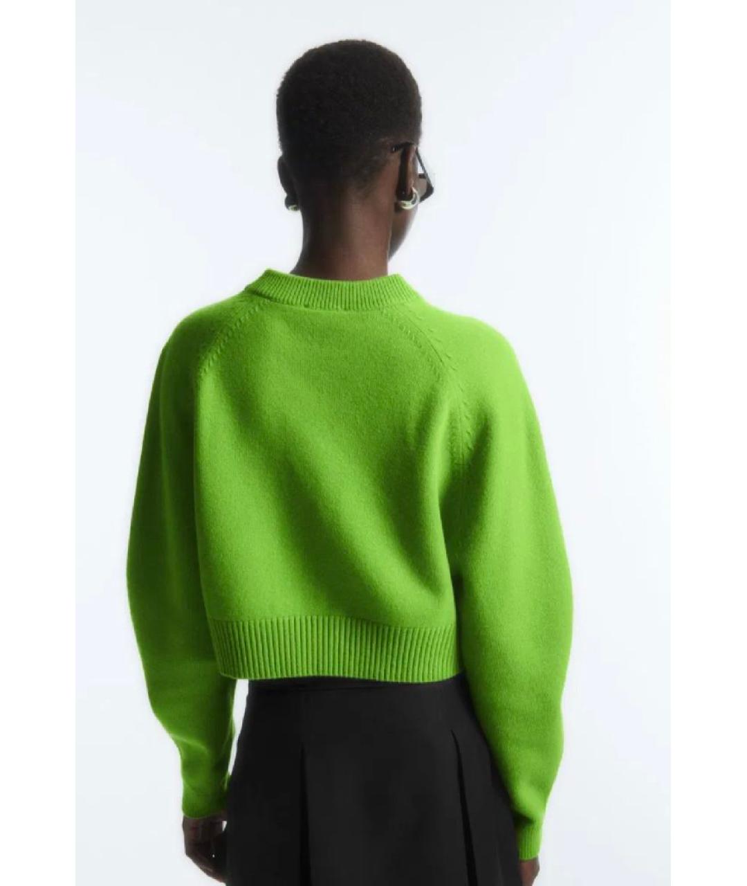 COS Зеленый шерстяной джемпер / свитер, фото 3