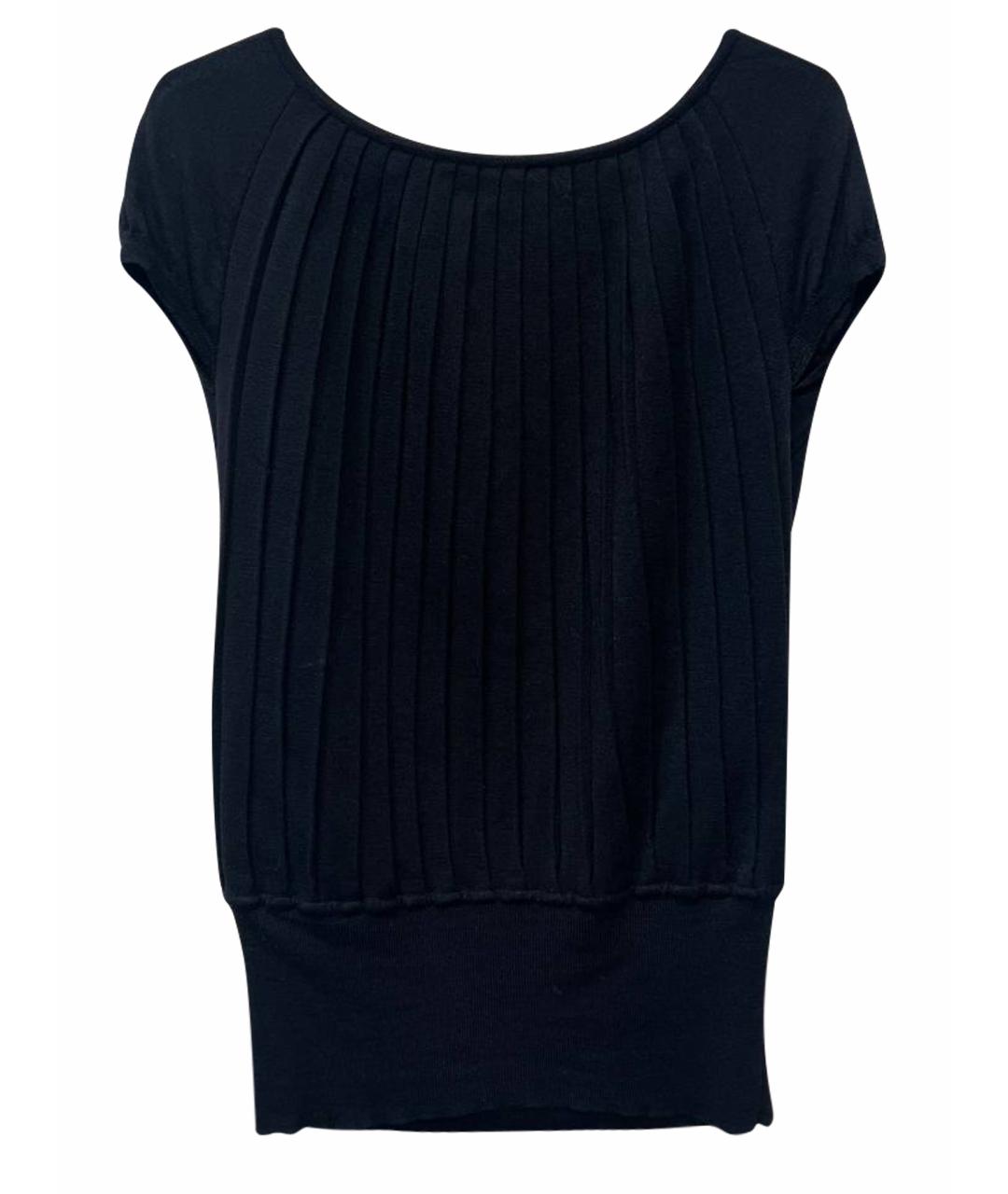 MAX MARA Черная шерстяная жилетка, фото 1