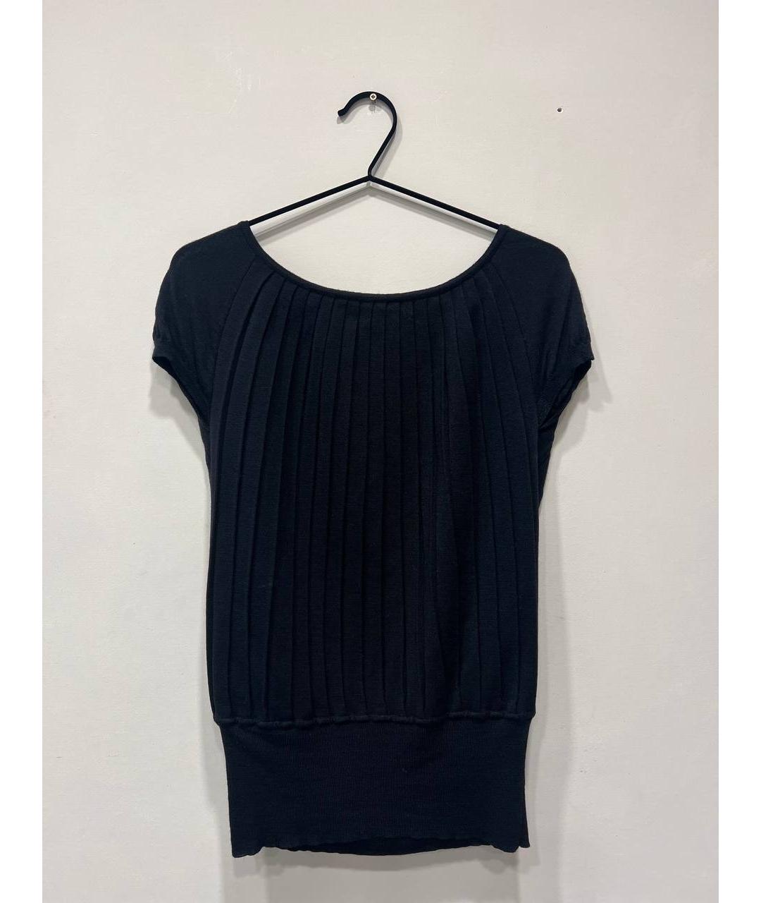 MAX MARA Черная шерстяная жилетка, фото 10