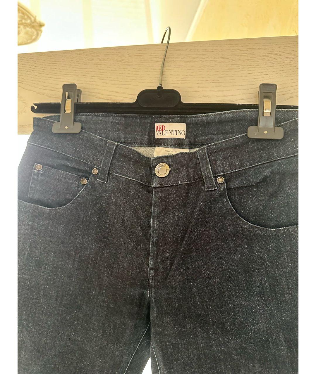 VALENTINO Хлопко-полиэстеровые джинсы клеш, фото 3