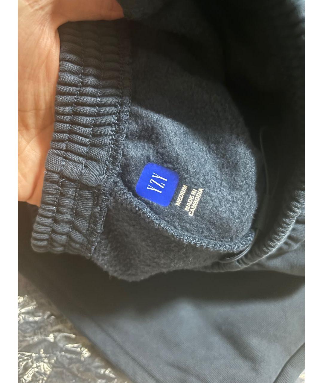 YEEZY Черные хлопковые повседневные брюки, фото 4