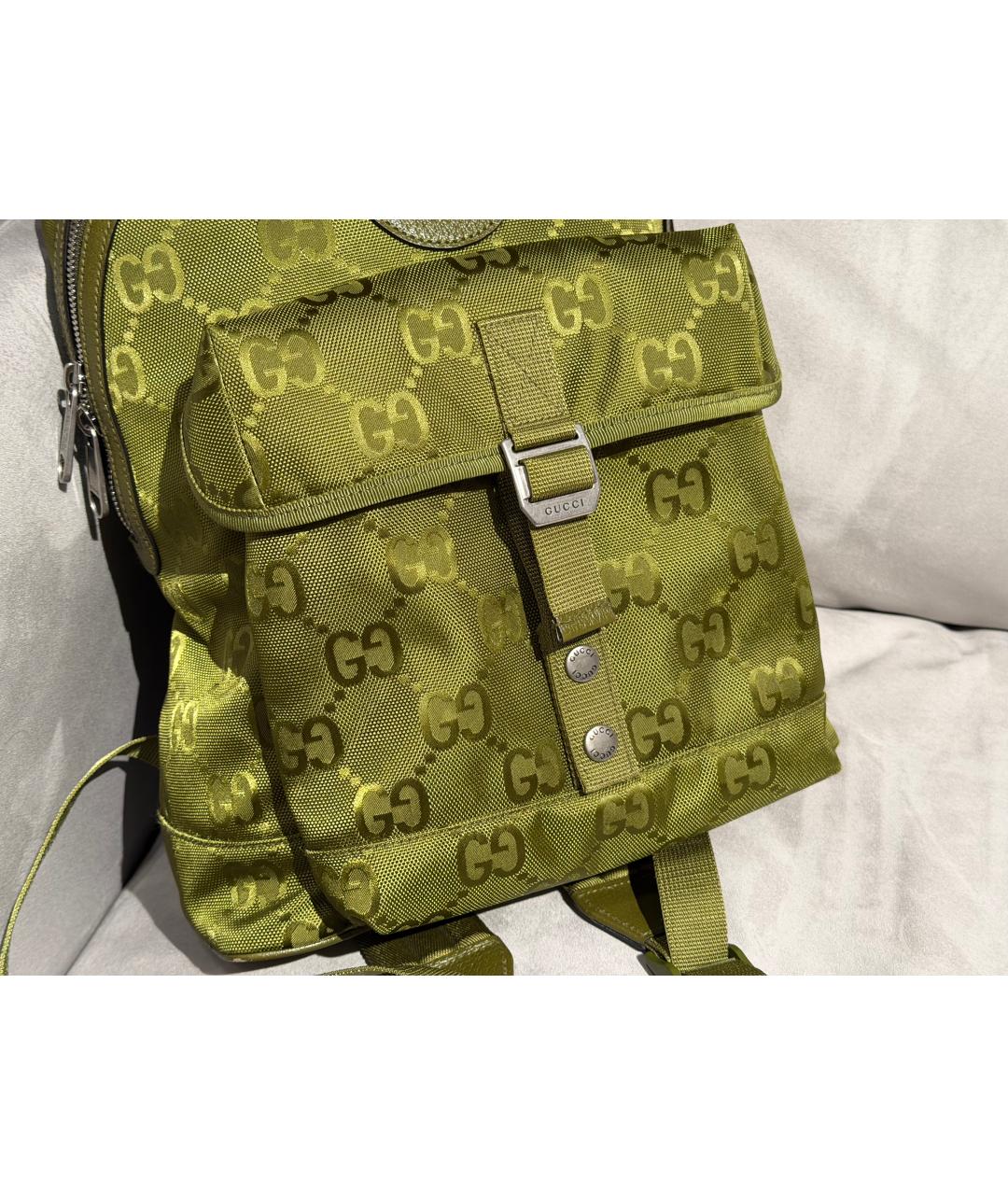 GUCCI Зеленый рюкзак, фото 4