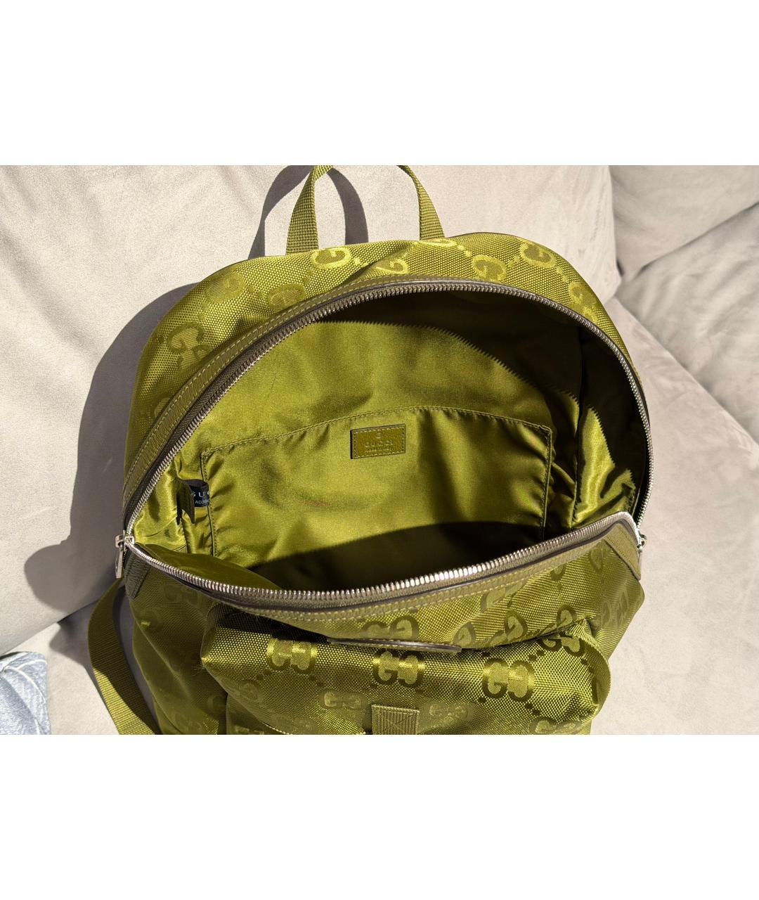 GUCCI Зеленый рюкзак, фото 7