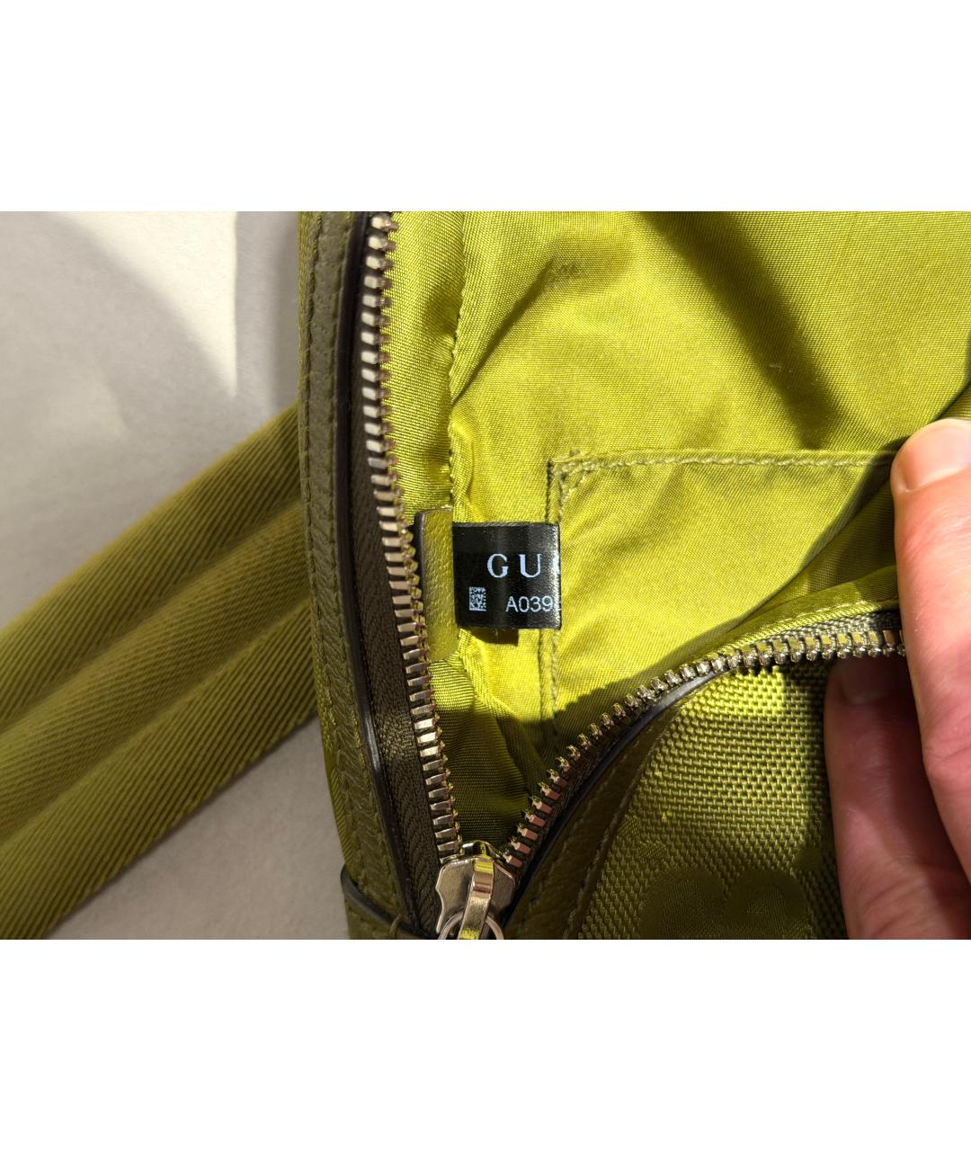 GUCCI Зеленый рюкзак, фото 9