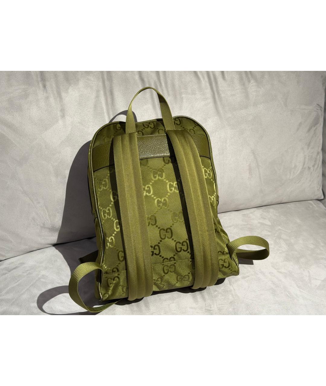 GUCCI Зеленый рюкзак, фото 5