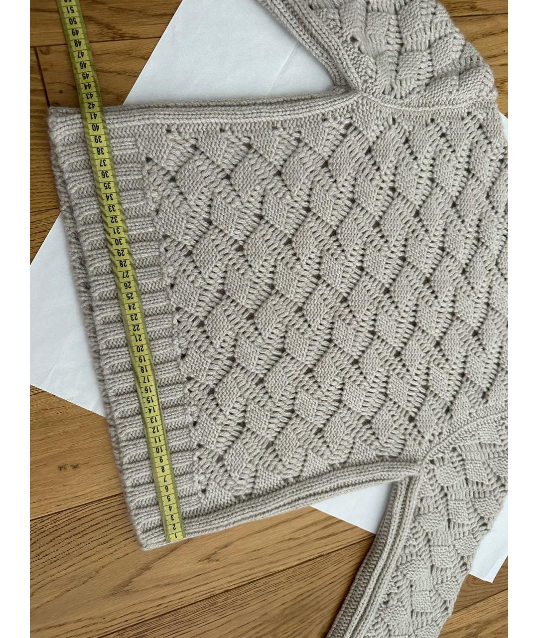 LORO PIANA Серый кашемировый джемпер / свитер, фото 3