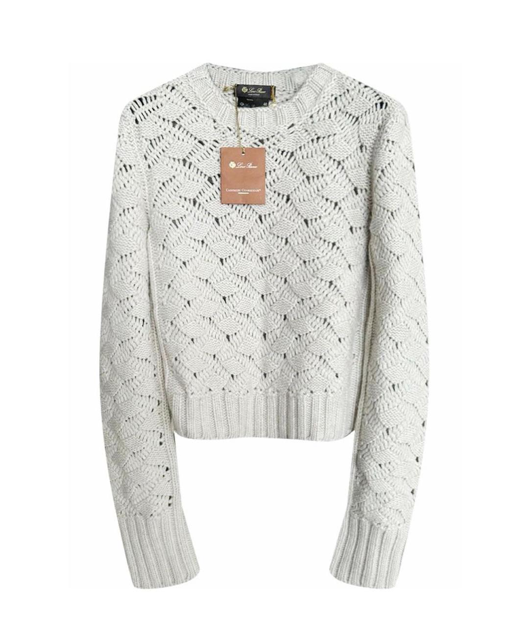 LORO PIANA Серый кашемировый джемпер / свитер, фото 1