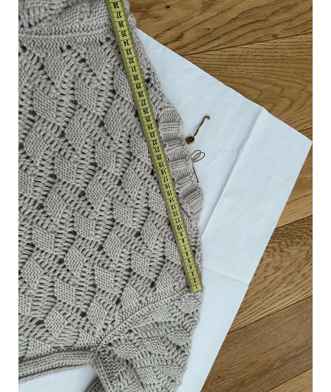 LORO PIANA Серый кашемировый джемпер / свитер, фото 6