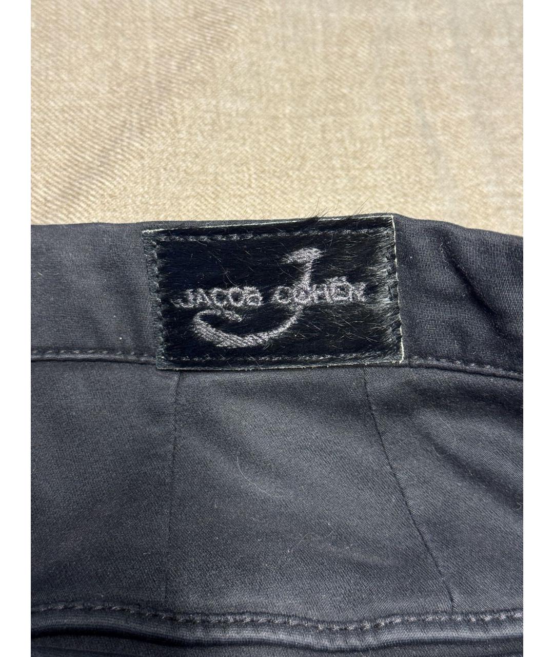 JACOB COHEN Черные твидовые брюки чинос, фото 4