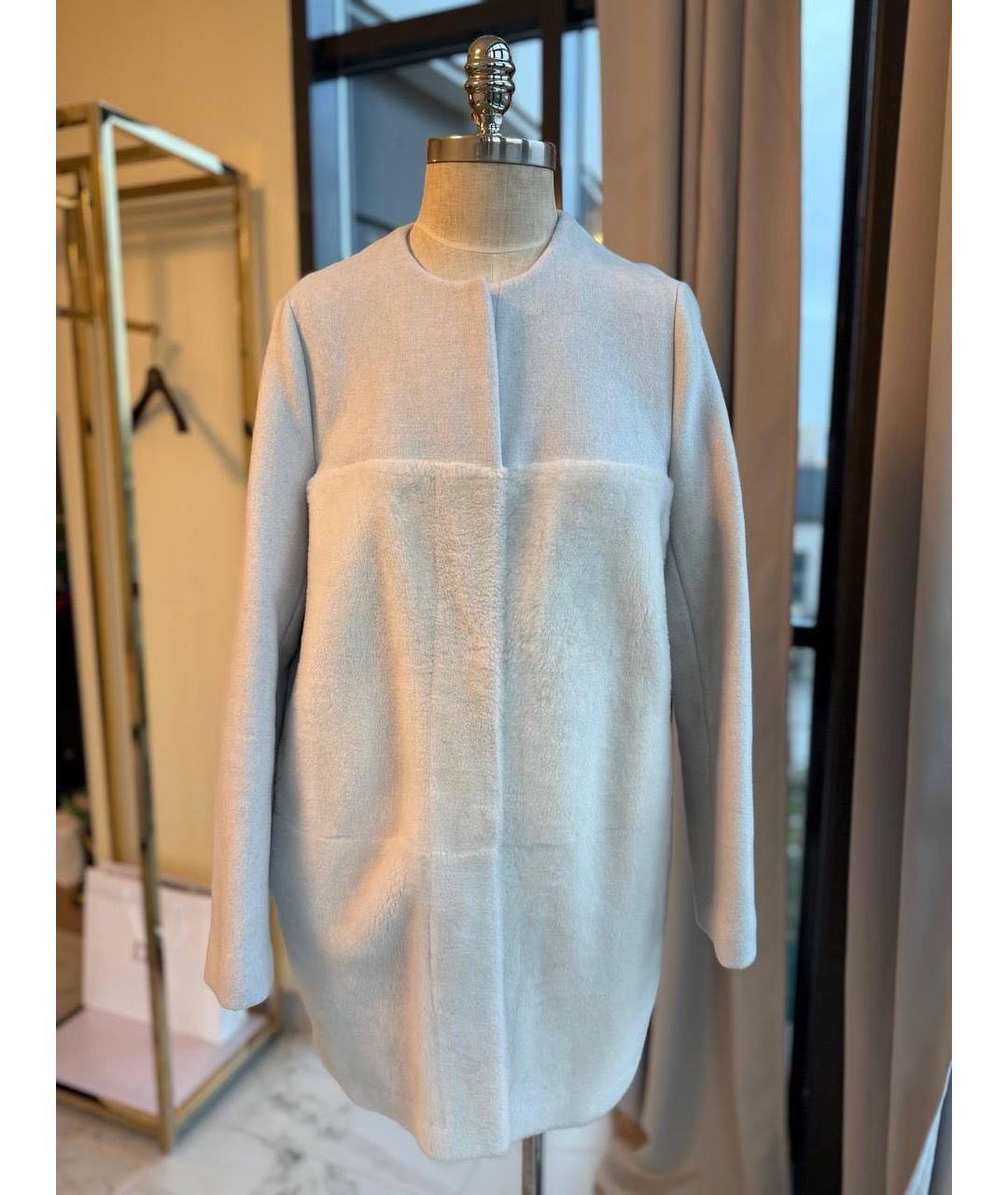 FABIANA FILIPPI Белое меховое пальто, фото 8